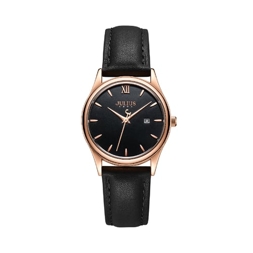 นาฬิกา Julius JA-1309L D สายหนัง สีดำ
