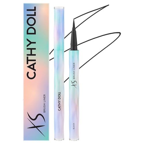 Cathy Doll XS Brush Liner 0.6ml. #Black