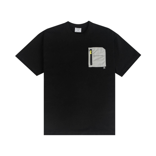 GETRICHEASY UTILITY POCKET T-SHIRT BLACK