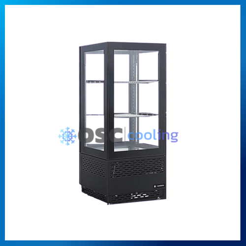 ตู้แช่กระจก 4 ด้าน ชั้นวาง 2 ชั้น "SANDEN" 2.8 คิว [SAG-0803]