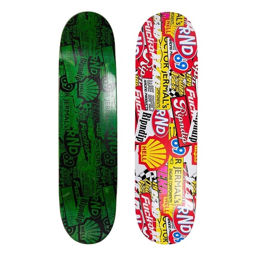 RIPNDIP RACING SKATE DECK MULTI