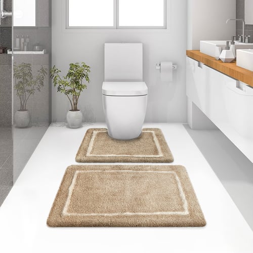 พรมเช็ดเท้าชุดห้องน้ำ (BATH MAT) รุ่น STELLAR EG 2-4 BROWN สีน้ำตาล