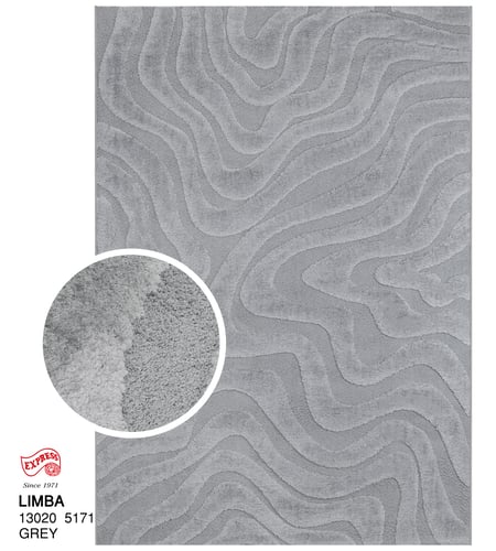 พรมรุ่น LIMBA (L) 13020 5171 L 160x230 ซม. GREY