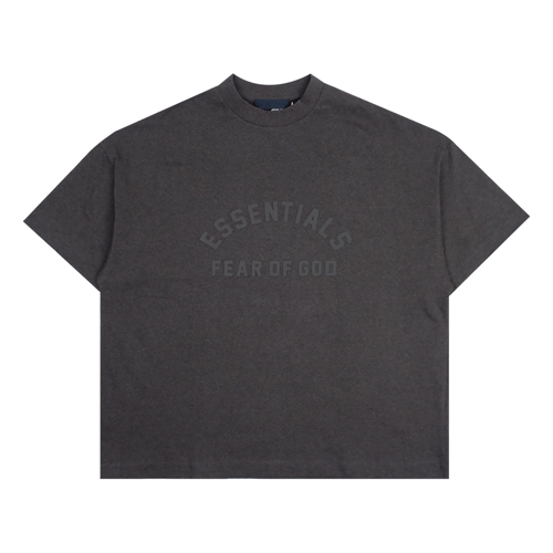 ESSENTIALS HEAVY S/S T-SHIRT HEATHER WOOD