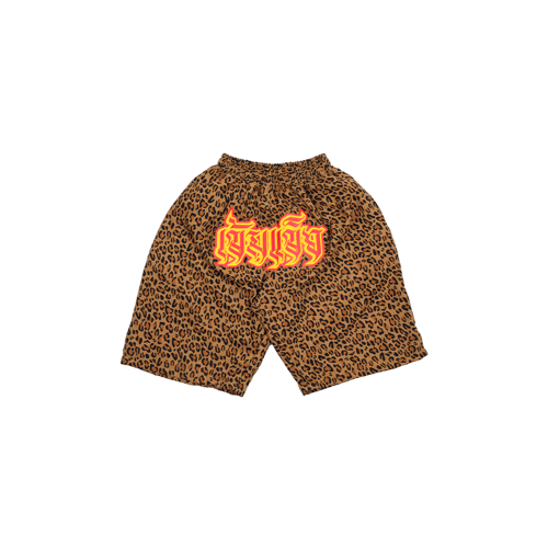 KEM2HAND TIGER CORDUROY SHORTS BROWN