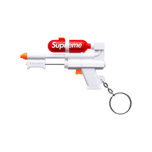 SUPREME SUPER SOAKER 50 WATER BLASTER KEYCHAIN WHITE