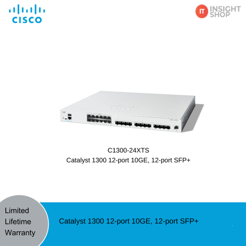[C1300-24XTS] Catalyst 1300 12-port 10GE, 12-port SFP+