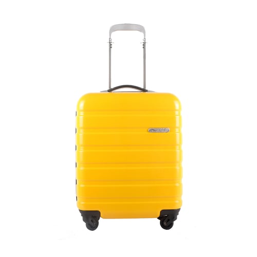 กระเป๋าเดินทางล้อลาก รุ่น LUSITANO ขนาด 18 นิ้ว สีเหลืองมัสตาร์ด