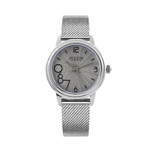 นาฬิกา Julius JA-1441 A สายสแตนเลสถัก สีเงิน