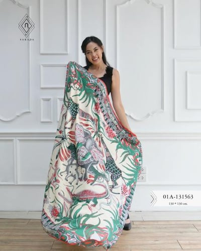 Printed Scarf 01A-131563 