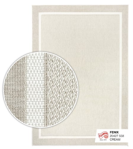 FENIX (L) RUG 20427 558 L 160x230 cm. CREAM