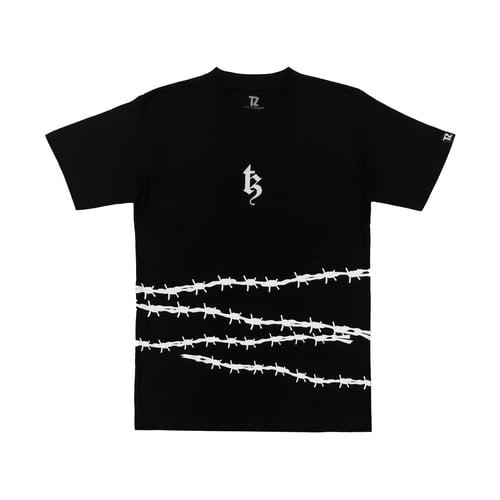 TZ WORLDWIDE BARBED WIRE T-SHIRT BLACK