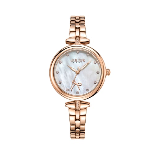 นาฬิกา Julius JA-1310 A สายสแตนเลส สีโรสโกลด์