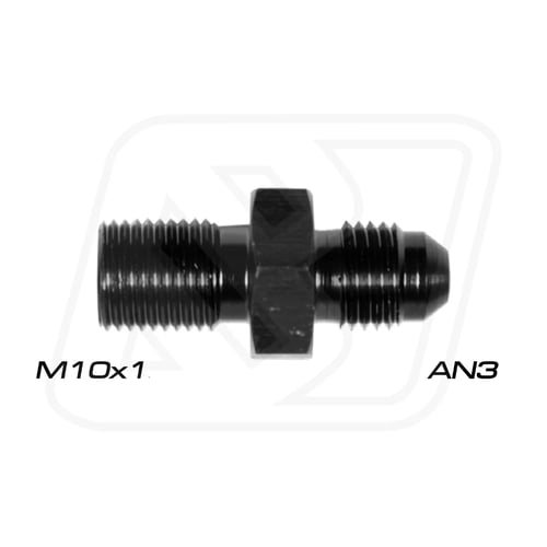 Billion ข้อลดเกลียว AN3 ออก M10x1.0 (BLUE/BLACK)