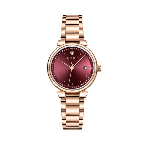 นาฬิกา Julius JA-1361 C สายสแตนเลส สีโรสโกลด์