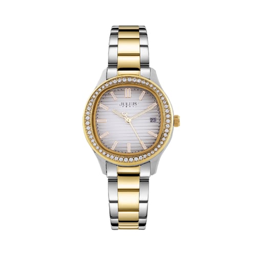 นาฬิกา Julius JA-1460 G สายสแตนเลส สีสองกษัตริย์