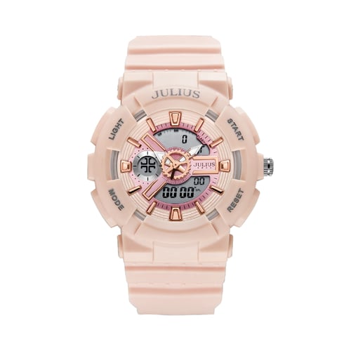 นาฬิกา Julius JA-1276 D สายซิลิโคน สีชมพู