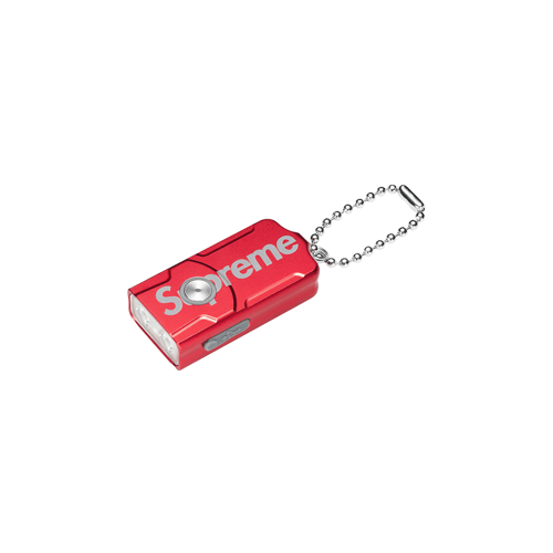 SUPREME FW24 FENIX E03R FLASHLIGHT KEYCHAIN RED