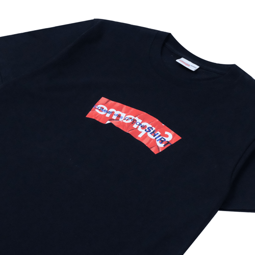 SUPREME X COMME DES GARCONS BOX LOGO SS17 T-SHIRT BLACK