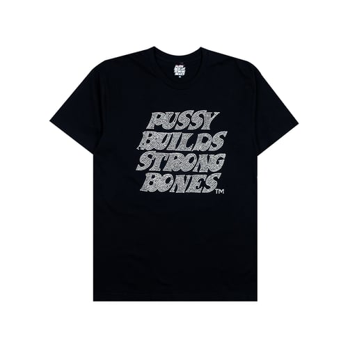 LAROPA RHIMESTONE T-SHIRT BLACK