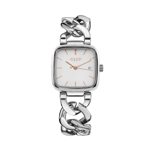 นาฬิกา Julius JA-1451 A สายสแตนเลส สีเงิน