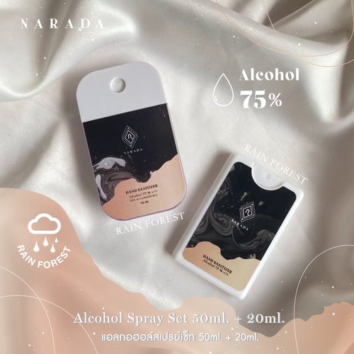 ❤️เซตโดนใจ❤️ราคาสบายกระเป๋าโดนใจจัดเลย1 เซทมี 2ชิ้น?มี2ขนาด50ml,20ml  by NaradaAsia❤️