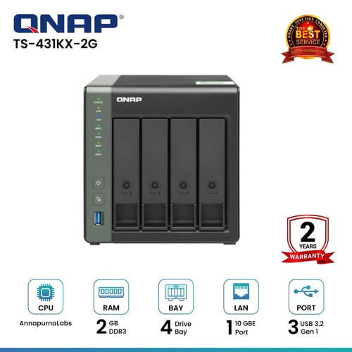 Qnap TS-431KX-2G 4-Bay Nas