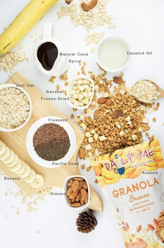 กราโนล่ารสกล้วย 1 กิโลกรัม