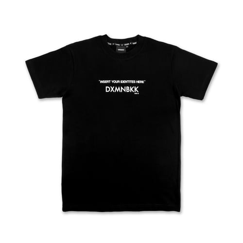 DXMN HAVE A DXMN DAY REFLECTIVE T-SHIRT BLACK