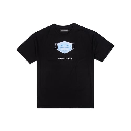  TOOMANY OPTIONS SAFETY FIRST T-SHIRT BLACK