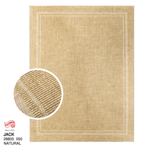JACK (L) RUG 28805 050 L 160x230 cm. NATURAL