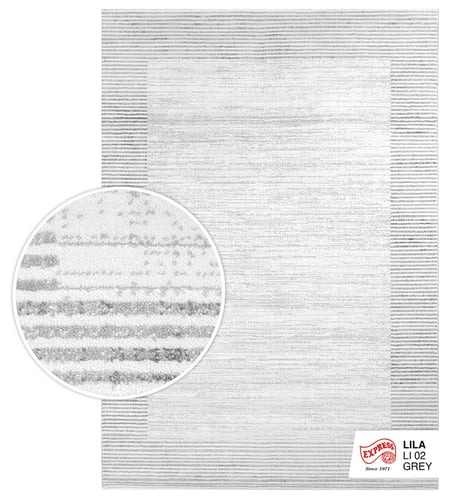 LILA (XL) RUG LI02 XL 240x340 CM. GREY