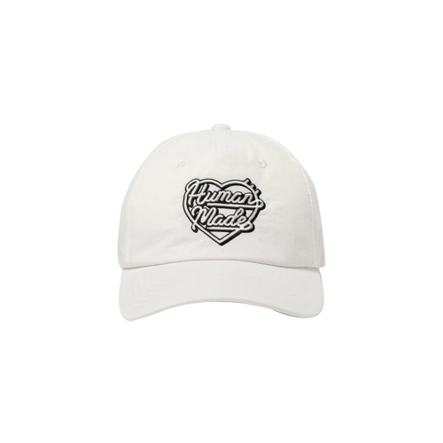 HUMAN MADE NYLON 5 PANEL CAP WHITE