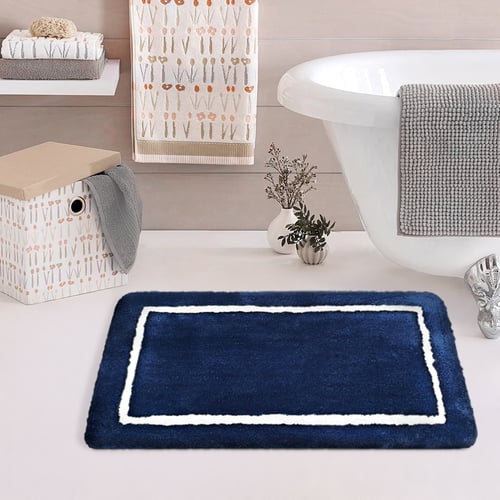 STELLAR DOOR MAT EM 2-2 NAVY BLUE
