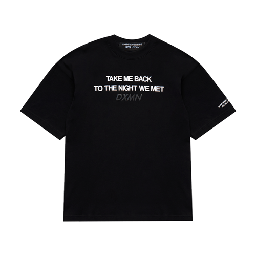 DXMN TAKE ME BACK T-SHIRT BLACK