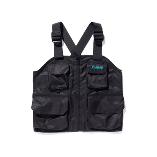 X-LARGE X PRETTYBOYGEAR CHEST RIG VEST BLACK