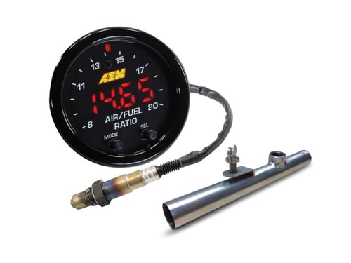 เซตจูนเนอร์ เกจ AF AEM X-Series 30-0300+ ที่คีบปลายท่อสแตนเลส