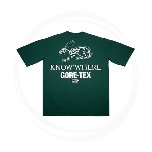 KNOWWHERE STUDIO GORE-TEX T-SHIRT GREEN