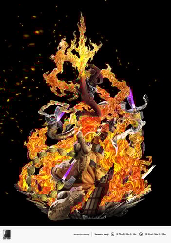 S ส้ม Sanji Ifrit Jambe ซันจิ บาทาปีศาจ by Last Sleep (มัดจำ) [[SOLDOUT]]