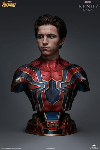 1/1 Bust Iron Spidy by Queen Studios ( License ) (มัดจำ)