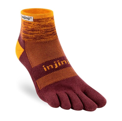 ถุงเท้าวิ่งเทรล Injinji Trail Midweight Mini Crew Unisex