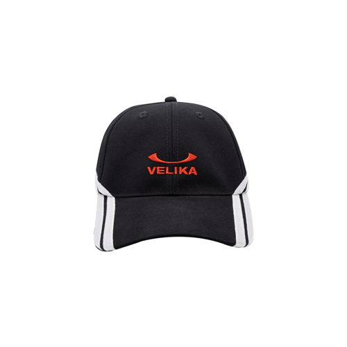 VELIKA STRIP CAP BLACK