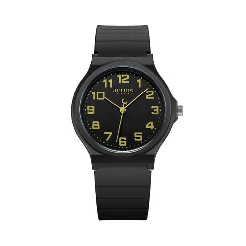 นาฬิกา Julius JA-1055 E สายซิลิโคน สีดำ