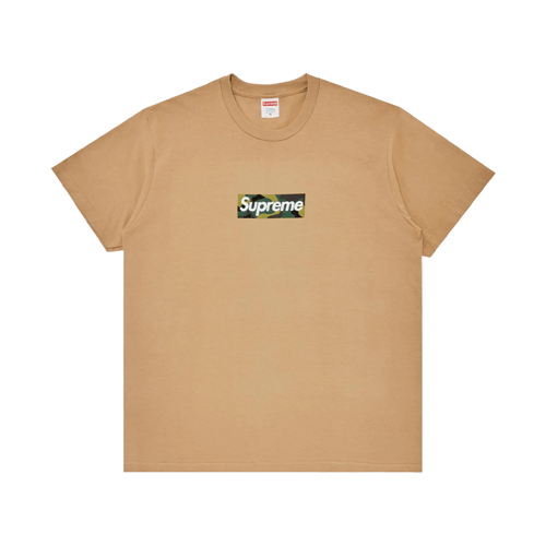 SUPREME BOX LOGO CAMO T-SHIRT KHAKI