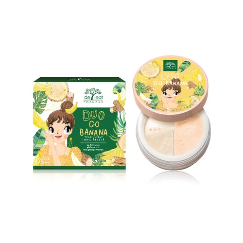 De Leaf Thanaka Duo Go Banana Translucent Loose Powder