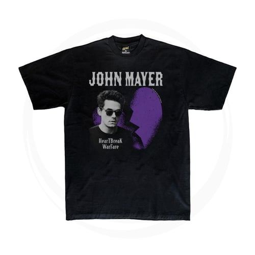 COSMIC STORE JOHN MAYER HREAT BREAK WAR FARE T-SHIRT BLACK (2XL)