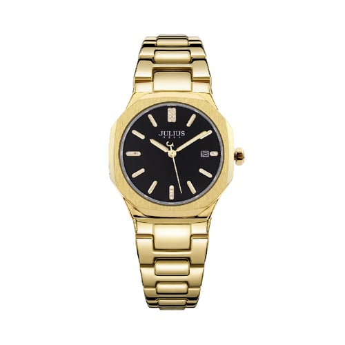 นาฬิกา Julius JA-1379 L สายสแตนเลส สีทอง