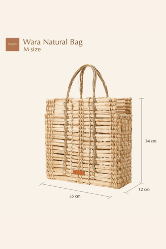 Wara natural bag M