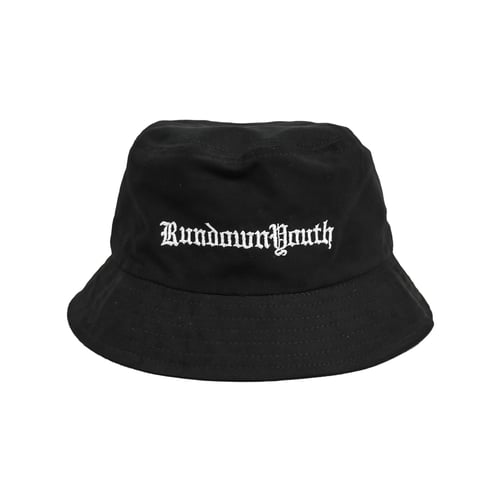 RUNDOWNYOUTH YOUTH CULTURE BUCKET BLACK