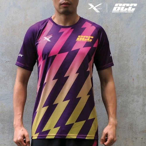 เสื้อวิ่งแขนสั้นบีซีซี Xzelix BCC Lightning Edition - XDF Xpace Tee